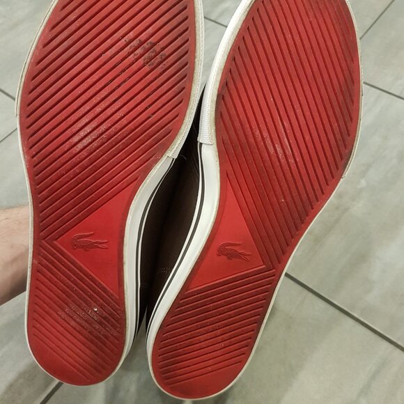 Lacoste Mens Ampthill Casual Sneaker size 11 excellent newish - Picture 9 of 11